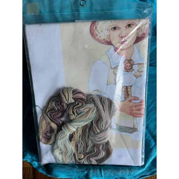 Needle treasures Jan hagara Jody and the toy horse cross stitch kit - Picture 3 of 3